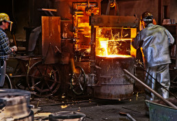 Smelting operation, cast post processing